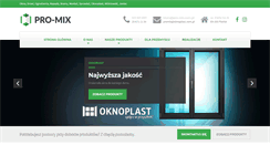 Desktop Screenshot of pro-mix.com.pl